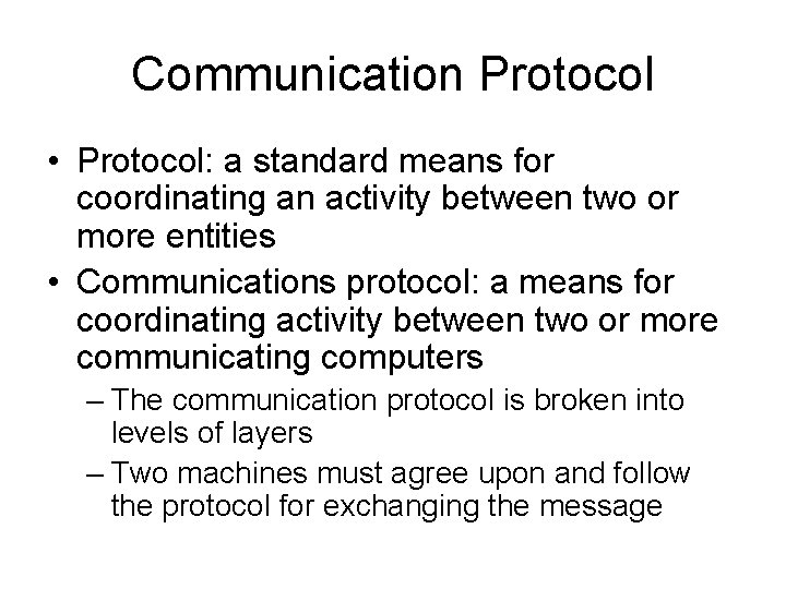 Chapter 5 Data Communication And Internet Technology Purpose
