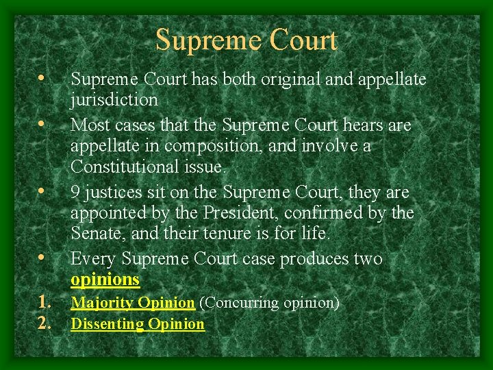 The Supreme Court Has Which Type Of Jurisdiction 2025