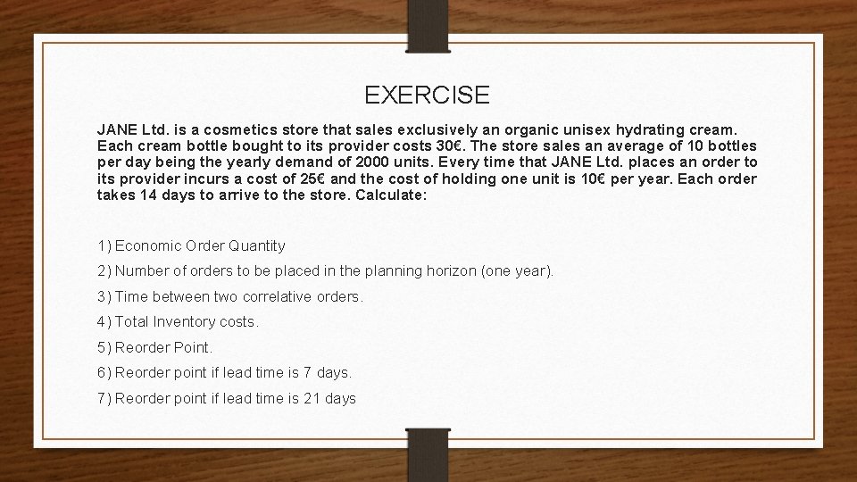 EXERCISE JANE Ltd. is a cosmetics store that sales exclusively an organic unisex hydrating