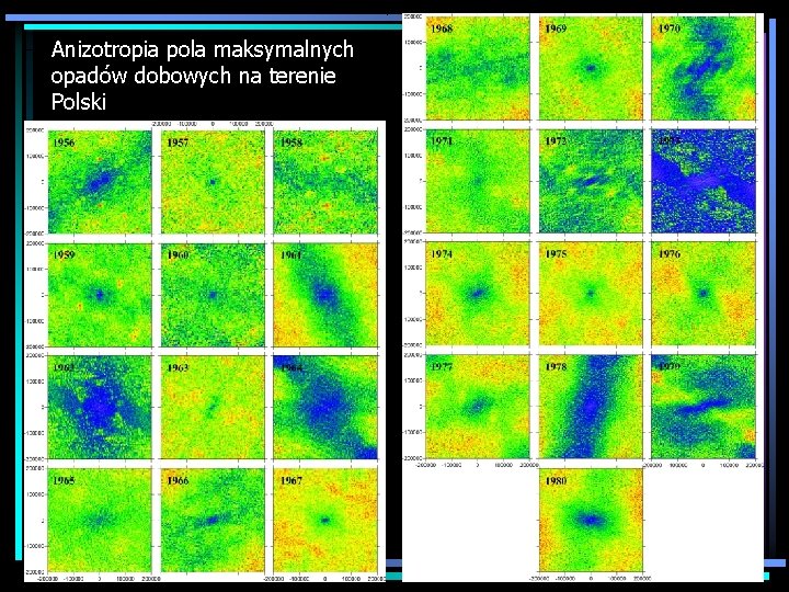 Anizotropia pola maksymalnych opadów dobowych na terenie Polski 