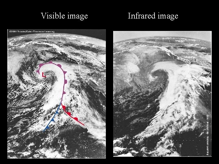 Visible image Infrared image 