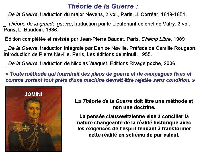 Théorie de la Guerre : _ De la Guerre, traduction du major Nevens, 3