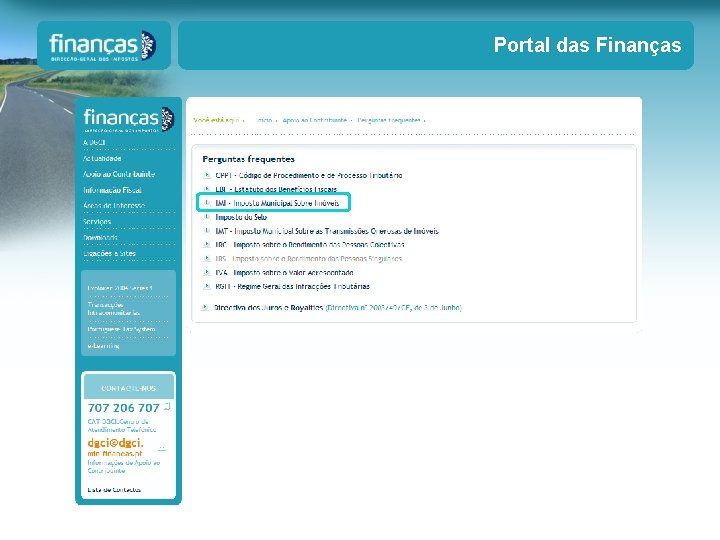Portal das Finanças Portal das Finanças
