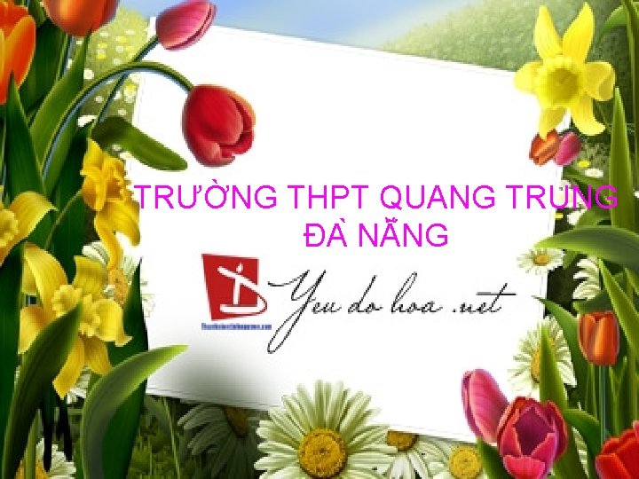 TRƯỜNG THPT QUANG TRUNG ĐA NĂ NG 