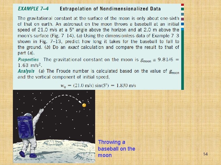 Throwing a baseball on the moon 14 