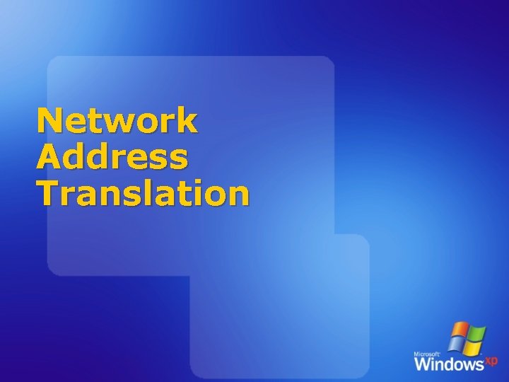 Network Address Translation 