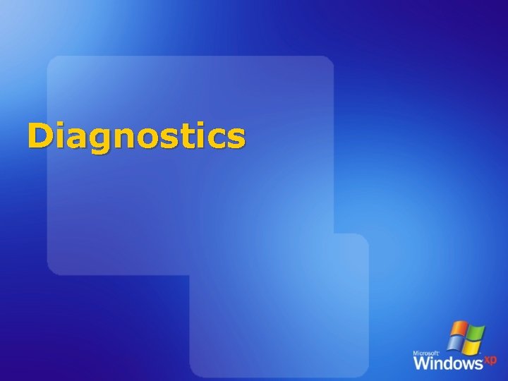 Diagnostics 