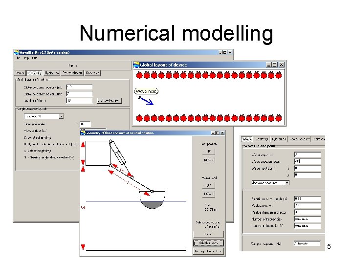 Numerical modelling 5 