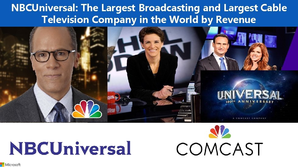 NBCUniversal: The Largest Broadcasting and Largest Cable Television Company in the World by Revenue