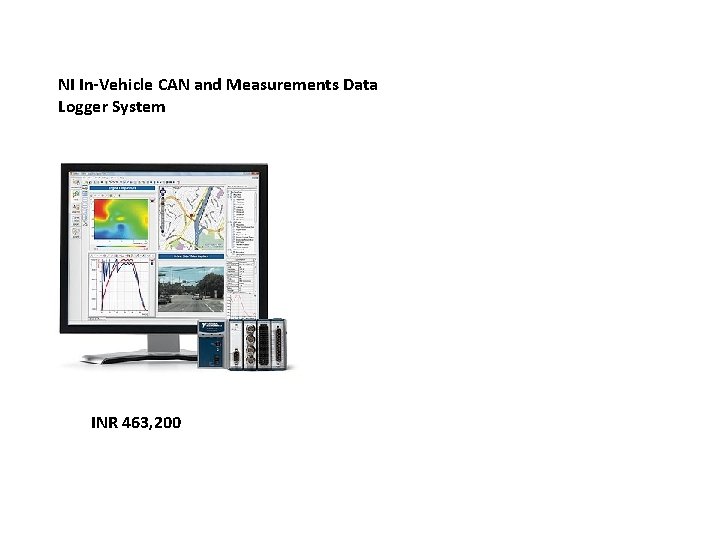 NI In-Vehicle CAN and Measurements Data Logger System INR 463, 200 