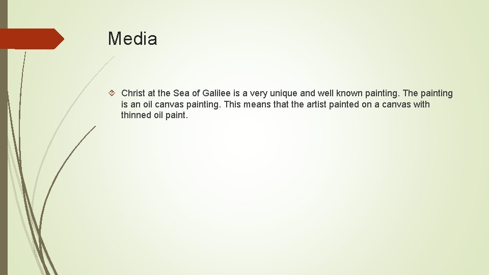 Media Christ at the Sea of Galilee is a very unique and well known