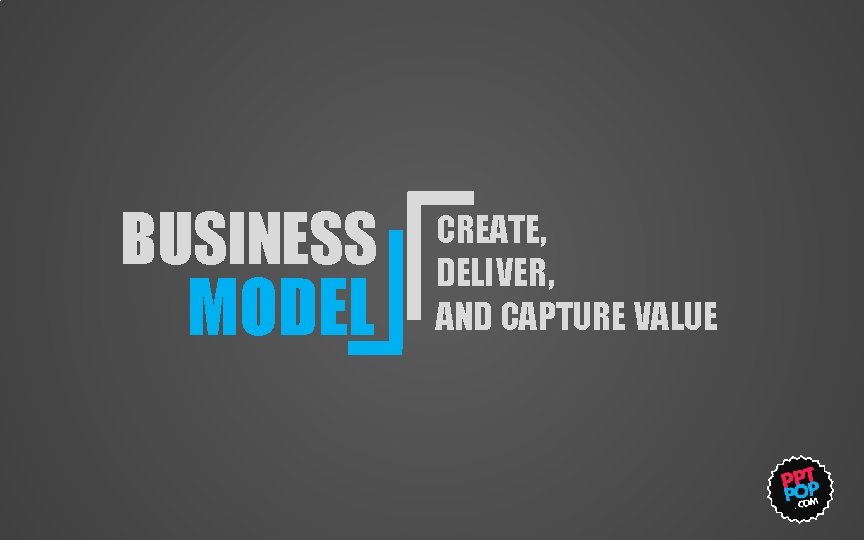 BUSINESS MODEL CREATE, DELIVER, AND CAPTURE VALUE 