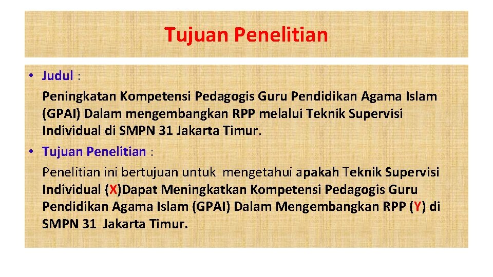 Pengawasan Pendidikan Agama Islam Tim In Pengawas Subdit