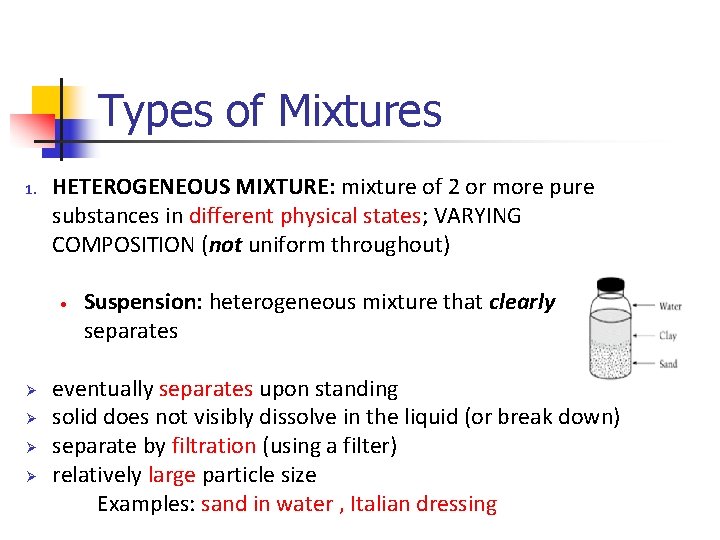 Solutions Unit Mixtures N N A Mixture Is