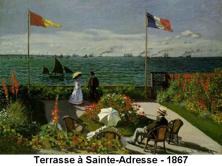 Terrasse à Sainte-Adresse - 1867 