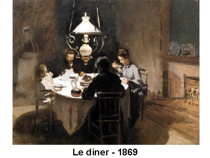 Le diner - 1869 