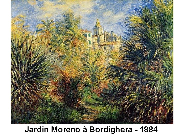 Jardin Moreno à Bordighera - 1884 
