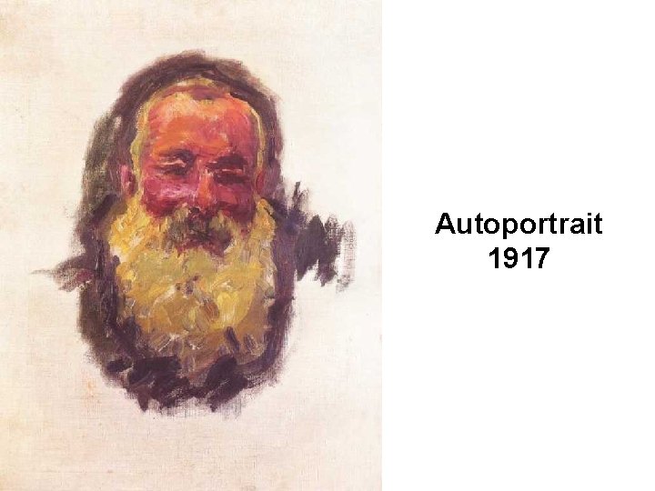 Autoportrait 1917 