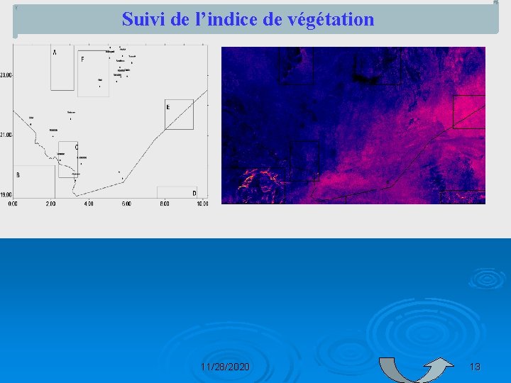  Suivi de l’indice de végétation 11/28/2020 13 