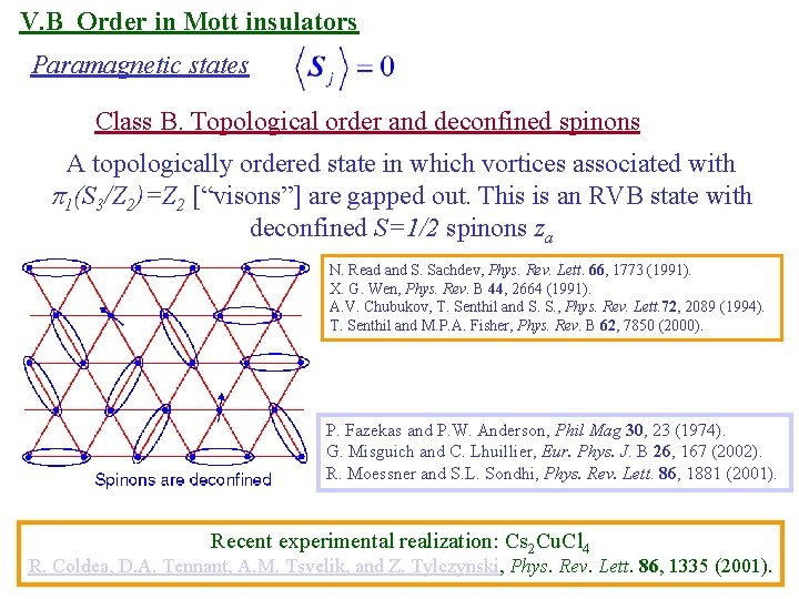 Magnetic Phases And Critical Points Of Insulators And