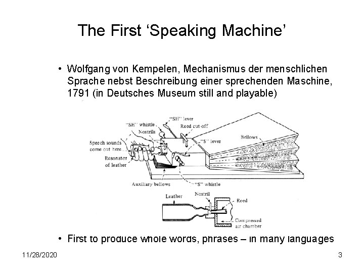 Machine Sprache Speech Synthesis Then and Now Julia Hirschberg CS