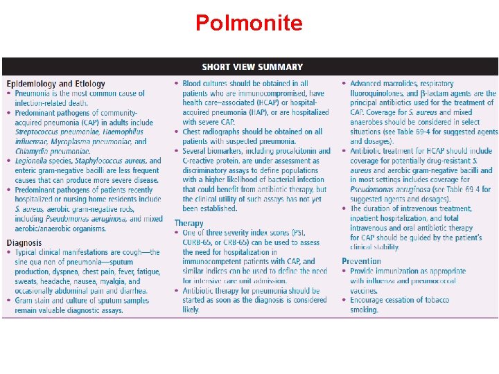 Polmonite 