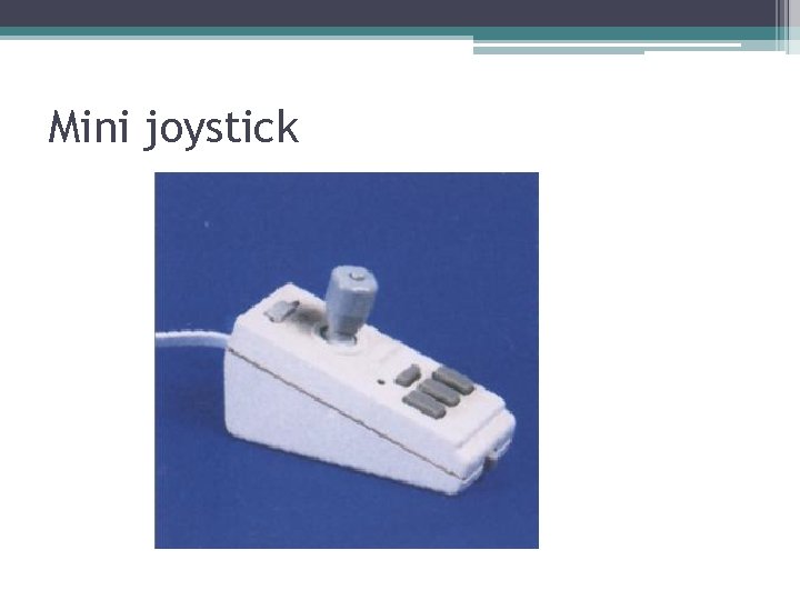 Mini joystick 