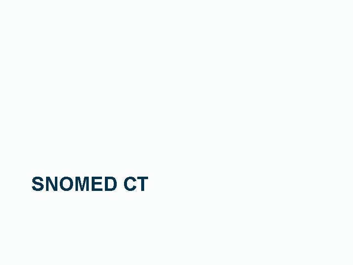 SNOMED CT 