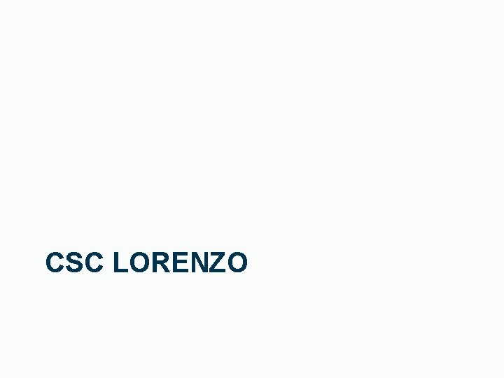 CSC LORENZO 