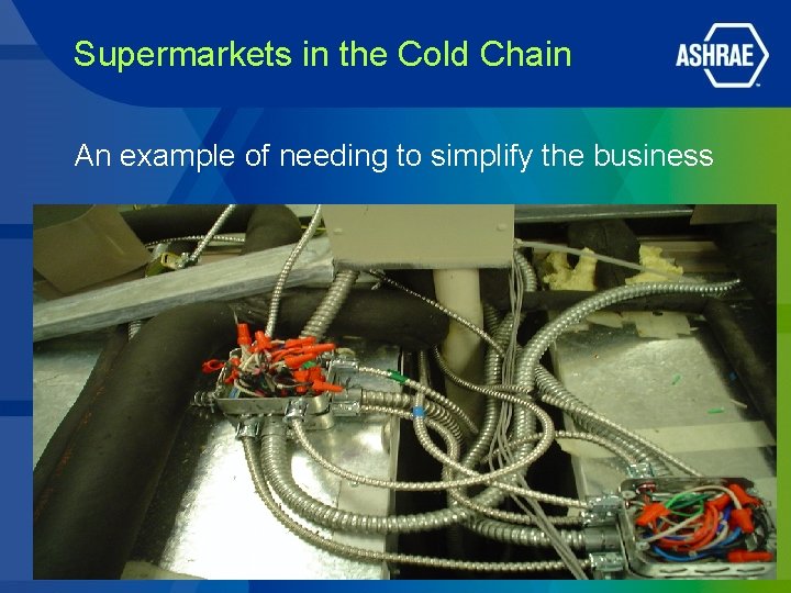 Supermarkets in the Cold Chain An example of needing to simplify the business Supermarkets in the Cold Chain An example of needing to simplify the business