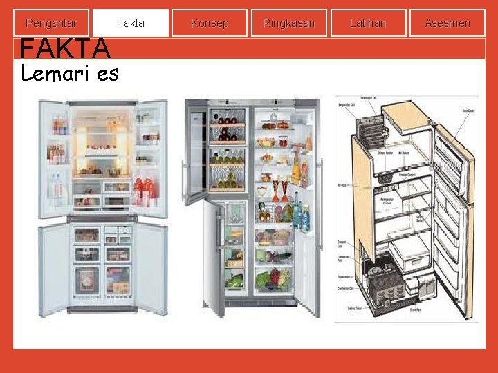 Pengantar FAKTA Fakta Lemari es Konsep Ringkasan Latihan Asesmen 