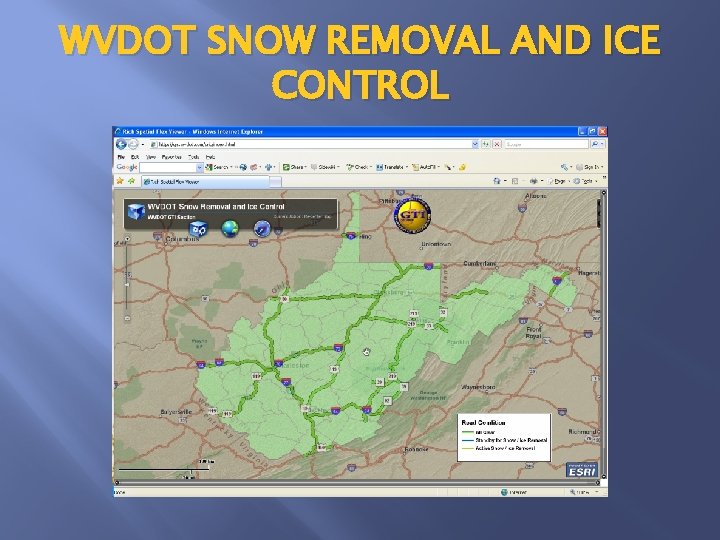 WVDOT SNOW REMOVAL AND ICE CONTROL 
