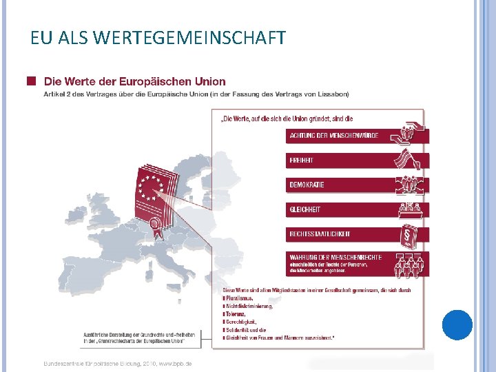 EU ALS WERTEGEMEINSCHAFT 