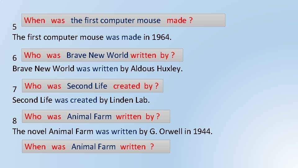 When was the first computer mouse made ? 5 The first computer mouse was