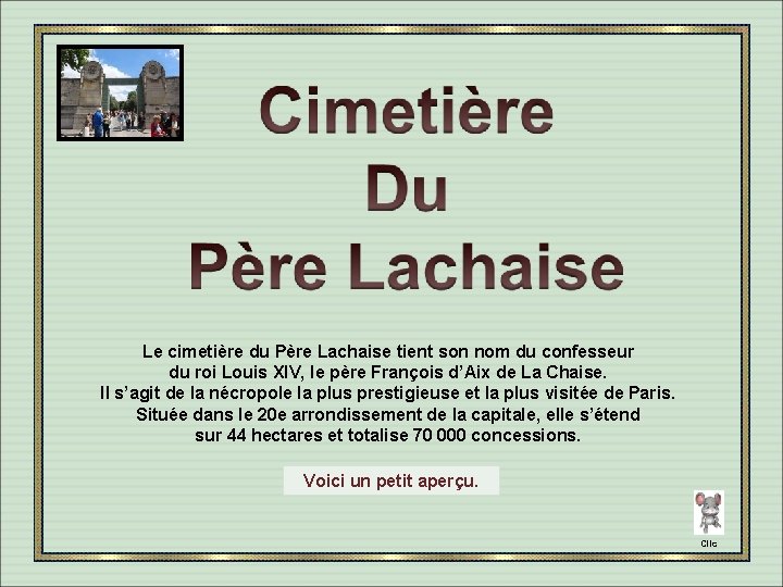 Le cimetière du Père Lachaise tient son nom du confesseur du roi Louis XIV,