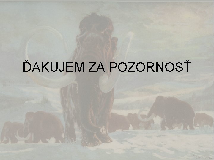 ĎAKUJEM ZA POZORNOSŤ 