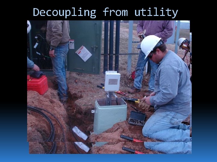 Decoupling from utility 