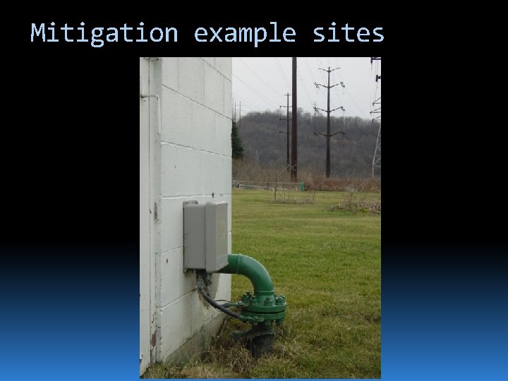 Mitigation example sites 