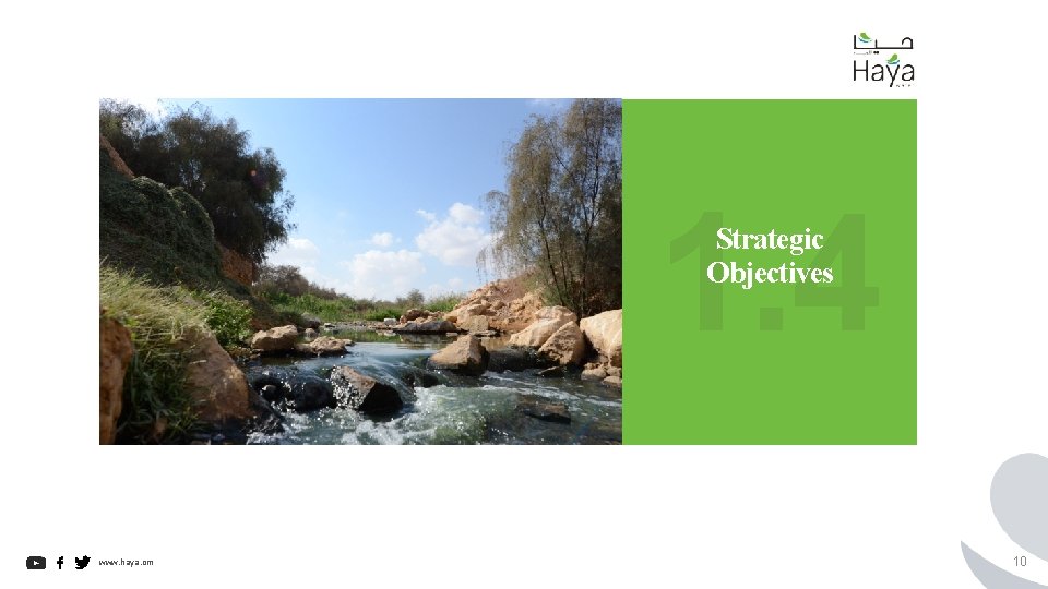 1. 4 Strategic Objectives www. haya. om 10 