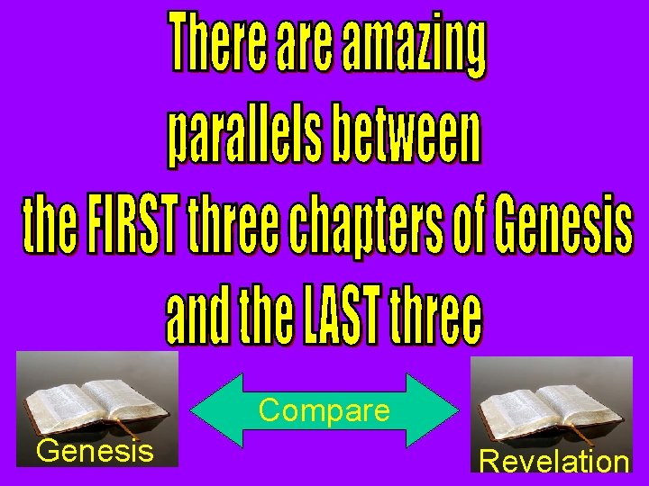 Compare Genesis Revelation 