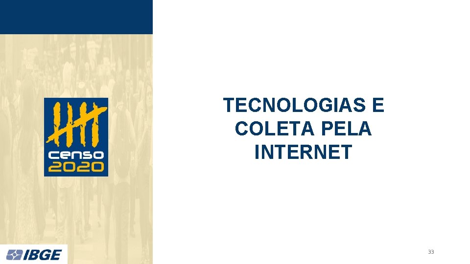 TECNOLOGIAS E COLETA PELA INTERNET 33 