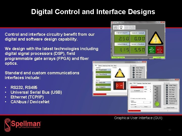 Digital Control and Interface Designs Control and interface circuitry benefit from our digital and Digital Control and Interface Designs Control and interface circuitry benefit from our digital and