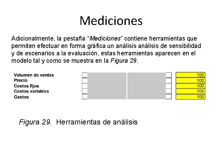 Mediciones Adicionalmente, la pestaña “Mediciones” contiene herramientas que permiten efectuar en forma gráfica un