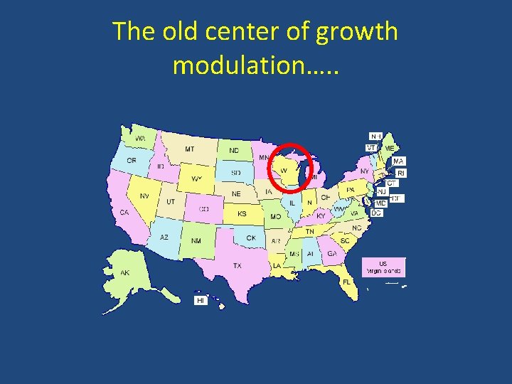 The old center of growth modulation…. . 