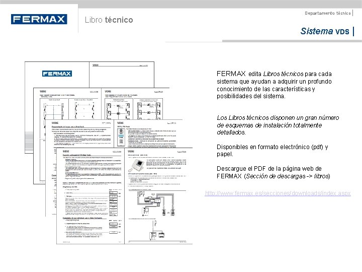 Libro técnico Departamento técnico | Sistema VDS | FERMAX edita Libros técnicos para cada