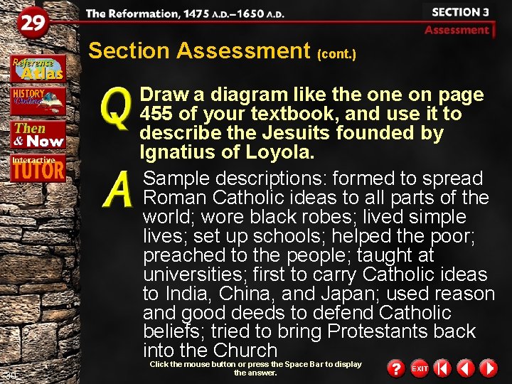 Section Assessment (cont. ) Draw a diagram like the on page 455 of your Section Assessment (cont. ) Draw a diagram like the on page 455 of your