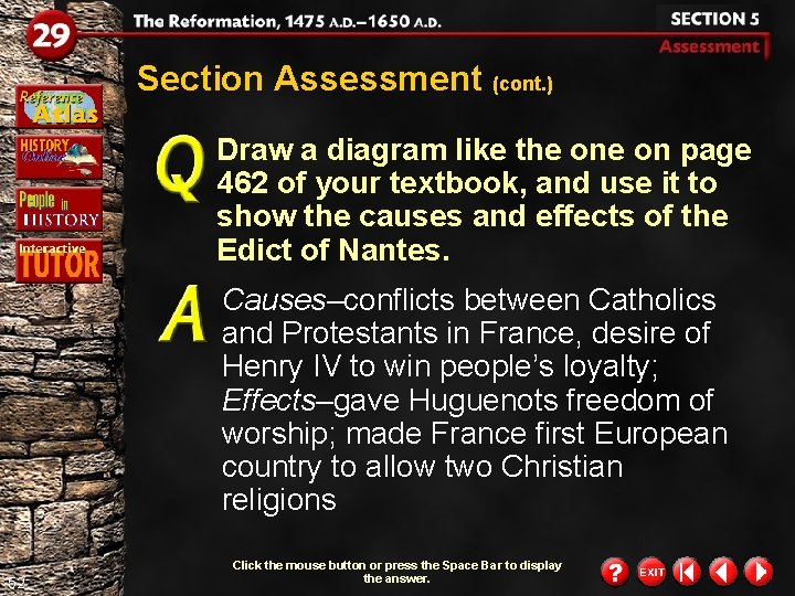 Section Assessment (cont. ) Draw a diagram like the on page 462 of your Section Assessment (cont. ) Draw a diagram like the on page 462 of your