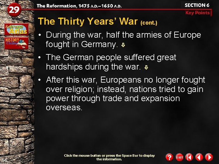 The Thirty Years’ War (cont. ) • During the war, half the armies of The Thirty Years’ War (cont. ) • During the war, half the armies of