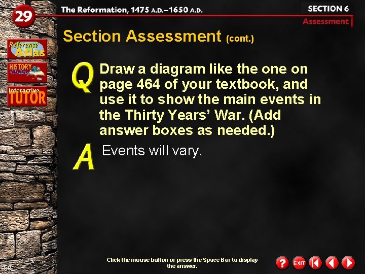 Section Assessment (cont. ) Draw a diagram like the on page 464 of your Section Assessment (cont. ) Draw a diagram like the on page 464 of your