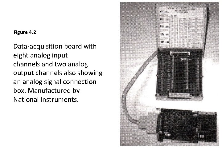 Figure 4. 2 Data-acquisition board with eight analog input channels and two analog output